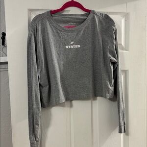 Nike Women's Gray Long Sleeve Tee